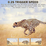 IC ICLOVER Trail Camera 30MP 2K, Game Camera with Wide-Angle Motion Latest Sensor View 0.2s Trigger Speed and 【32GB SD Card Included】 HD TFT Screen Waterproof Cam for Wildlife Deer Scouting Hunting
