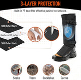 IC ICLOVER Snake Gaiters, Lightweight Stab-Resistant Snake Guards, Waterproof Snake Bite Protection Leg Guard for Men & Women