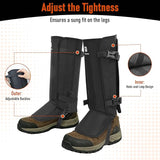 IC ICLOVER Snake Gaiters, Lightweight Stab-Resistant Snake Guards, Waterproof Snake Bite Protection Leg Guard for Men & Women