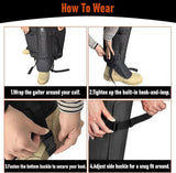 IC ICLOVER Snake Gaiters, Lightweight Stab-Resistant Snake Guards, Waterproof Snake Bite Protection Leg Guard for Men & Women