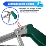 IC ICLOVER 47" Foldable Snake Tongs Professional Grabber Handling Tool Collapsible Rattlesnake Catcher Stick - Wide Jaw,Non-Slip Grip,Safety Lock