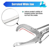 IC ICLOVER 47" Foldable Snake Tongs Professional Grabber Handling Tool Collapsible Rattlesnake Catcher Stick - Wide Jaw,Non-Slip Grip,Safety Lock