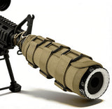 Suppressor Cover (5/6/7/7.5/9 inch), 1500°F Heat Resistant Suppressor Wrap & Burn Proof Fiberglass Sleeve, Microfiber Fireproof Heat Insulation Silencer Protection, Heat Shield for Shooting