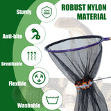 IC ICLOVER Snake Catcher Net, Snake Grabber Handling Tool, Snake Catching Net with Telescopic Pole, Adjustable Snake Capture Stick, Rattle Snake Catching and Transport Picker, Extended from 16" to 59"