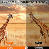 IC ICLOVER Trail Camera 30MP 2K, Game Camera with Wide-Angle Motion Latest Sensor View 0.2s Trigger Speed and 【32GB SD Card Included】 HD TFT Screen Waterproof Cam for Wildlife Deer Scouting Hunting