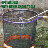 IC ICLOVER Snake Catcher Net + 39" Collapsible Snake Hook, Snake Grabber Handling Tool, Reptile Catching Net with Telescopic Pole Stick, Best Tool Set for Moving Pick-Up Rattle Snakes Lizard Reptiles