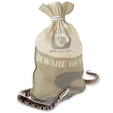IC ICLOVER Snake Reptile Bag with Drawstring, 20" x 28" Heavy Duty Large Snake Hunting Pouch with Sewn Bottom Corners for Moving Transporting Capturing Hunting Catching Snakes Reptiles