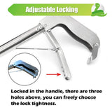 IC ICLOVER 52" Foldable Reptile Snake Tongs, Snake Stick Grabber Catcher with Wide Jaw, Snake Handling Tools for Transport Moving Catching Reptile Rattlesnakes