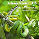 IC ICLOVER 52" Foldable Reptile Snake Tongs, Snake Stick Grabber Catcher with Wide Jaw, Snake Handling Tools for Transport Moving Catching Reptile Rattlesnakes