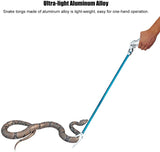 IC ICLOVER 52 Inch Aluminum Alloy Snake Tongs, Professional Standard All-in-One Reptile Grabber Rattle Snake Catcher