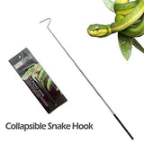 IC ICLOVER 52 Inch Snake Tong + 39.3 Inch Snake Hook, Upgrade Extra Long Professional Grabber & Collapsible Snake Hook, Best Tool Set for Moving Rattle Snake Corn Snake Kingsnakes Lizard Reptiles