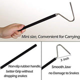 IC ICLOVER 52 Inch Snake Tong + 39.3 Inch Snake Hook, Upgrade Extra Long Professional Grabber & Collapsible Snake Hook, Best Tool Set for Moving Rattle Snake Corn Snake Kingsnakes Lizard Reptiles