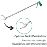 IC ICLOVER 47 Inch Snake Tong +39 Inch Snake Hook, 47 Inch Heavy Duty Professional Grabber &39 Inch Collapsible Snake Hook, Best Tool Set for Moving Rattle Snake Corn Snake Kingsnakes Lizard Reptiles