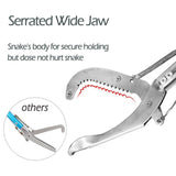 IC ICLOVER Professional 52 Inch Upgrade Heavy Duty Extra Long Snake Tongs Reptile Grabber Rattle Snake Catcher Wide Jaw Handling Tool with Non-Slip Grip Handle