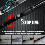 57" Retractable Snake Hook, IC ICLOVER Professional Reptile Grabber Snake Catcher, Aluminum Alloy Telescopping Snake Handling Tool with Stainless Steel Soft Grip, for Catching Controlling Moving Snake
